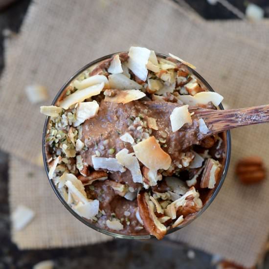 Chocolate Avocado Smoothie Bowl