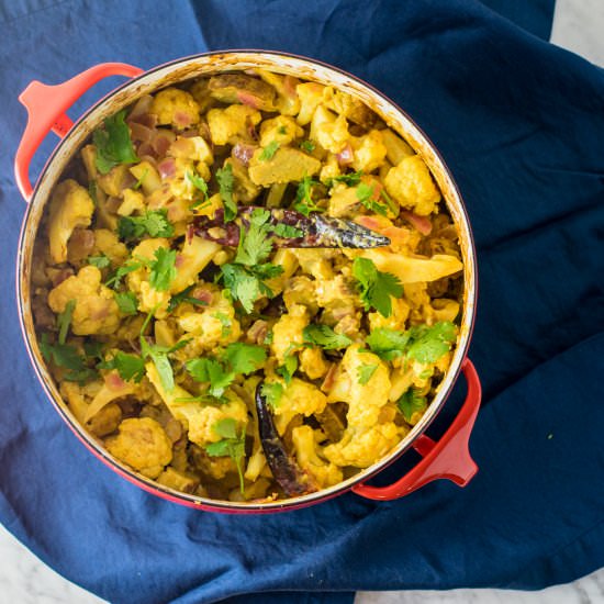 Tandoori Cauliflower and Seitan
