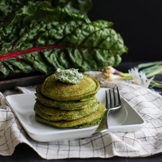 Swiss Chard Pancakes