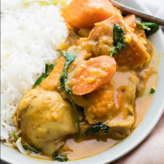 Sweet Potato Chicken Curry