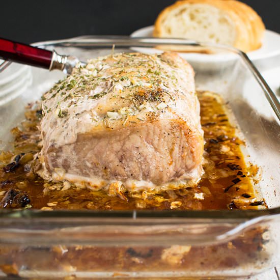 Roasted Pork Loin with Rosemary