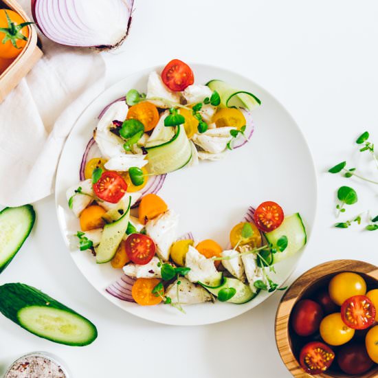 Rainbow Crab Salad
