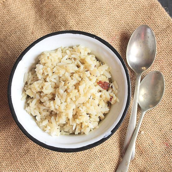 Beaten Rice With Jaggery