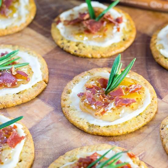 Fig Prosciutto Sweet Potato Cracker