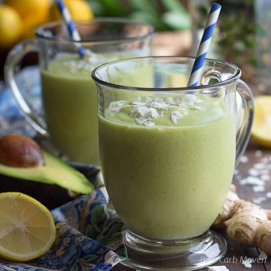 Coconut Avocado Detox Smoothie