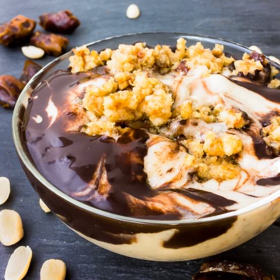 Healthy Ice Cream Smoothie Bowl
