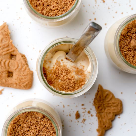 Cookie Butter Pots de Crème