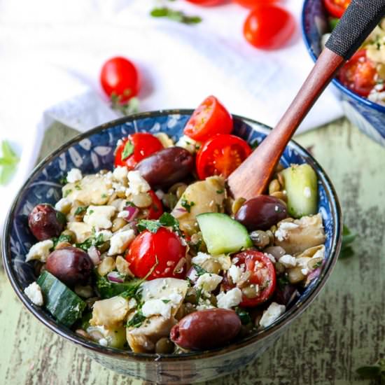 Mediterranean Lentil Salad