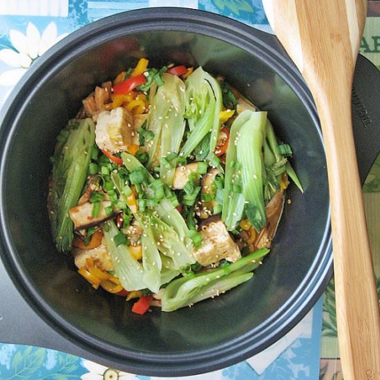 Veggie Stir-Fry w/ Tomato Sauce