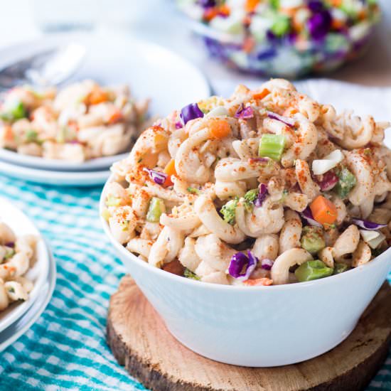 Lightened Up Mac Salad