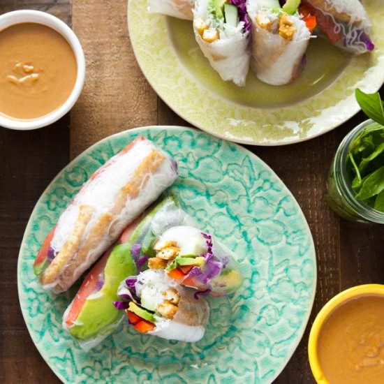 Tofu Spring Rolls