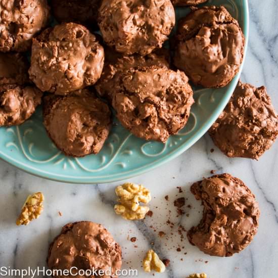 Chocolate Meringue Cookies