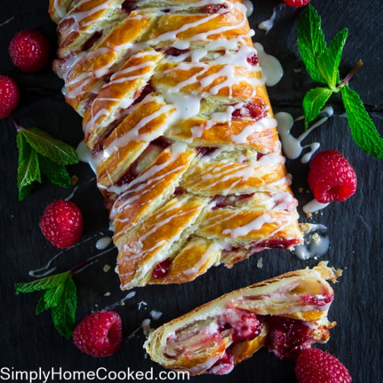 Raspberry Cream Cheese Danish