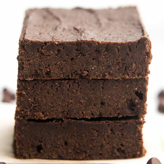 Fudgy Dark Chocolate Brownies