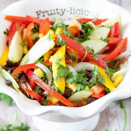 Mango Salad with Black Beans