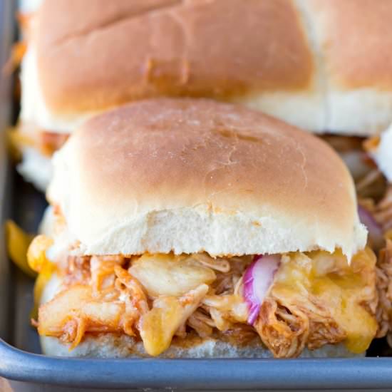 Hawaiian BBQ Chicken Sandwiches