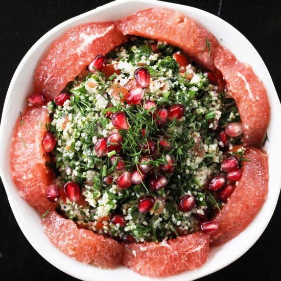 Ruby Fennel Tabbouleh