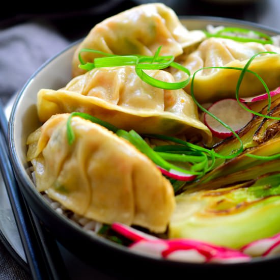 Smoky Tofu Vegetarian Potstickers