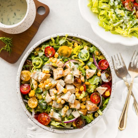 Garden Fresh Salad Grilled Chicken