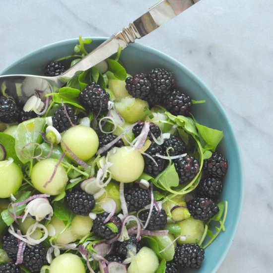 Honeydew Blackberry Salad