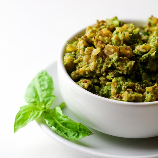 Low Carb Pesto Rice