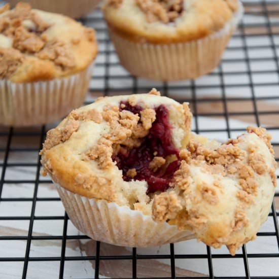 Vegan PBJ Muffins