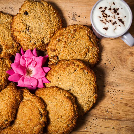 Gluten-Free Cardamom Oat Cookies