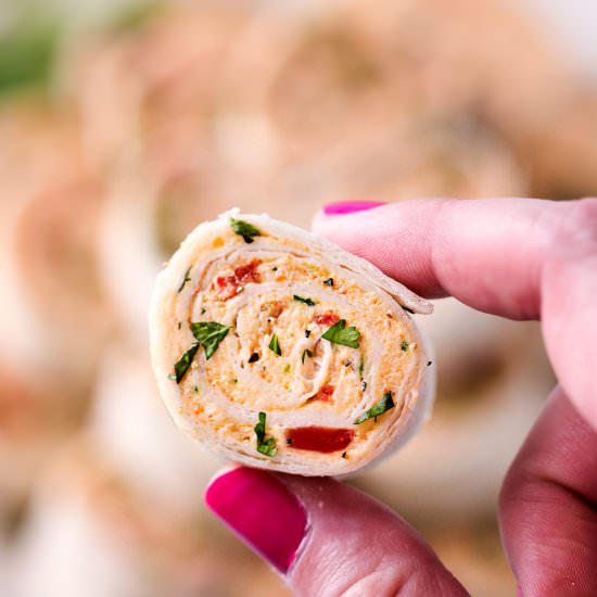Chicken Taco Mexican Pinwheels
