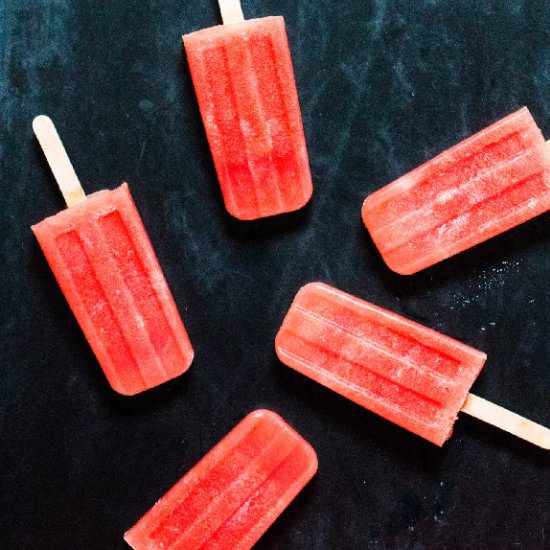 Agave Watermelon Popsicles
