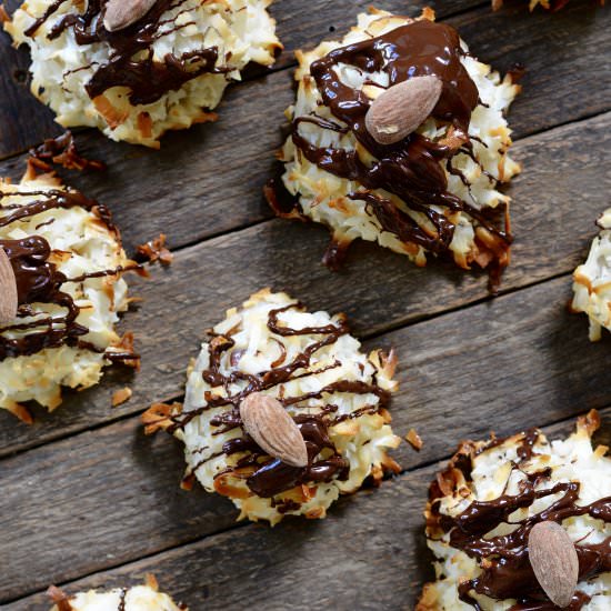 Monster Almond Joy Macaroons