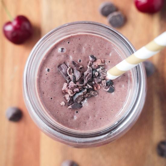 Chocolate Covered Cherry Smoothie