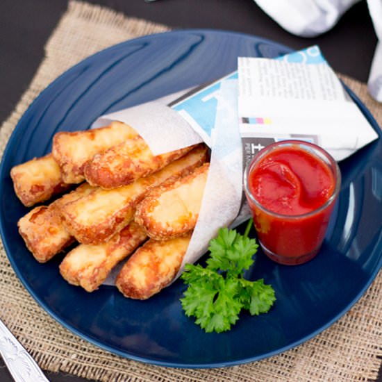 2 Ingredient Halloumi Fries