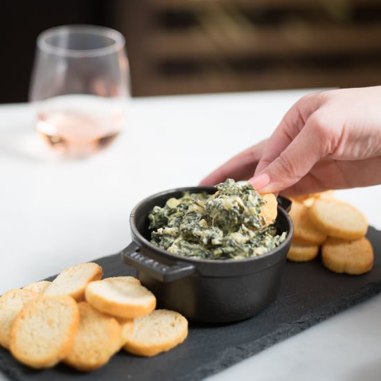 Healthy Spinach Artichoke Dip