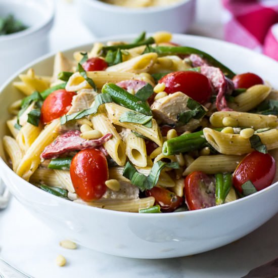 Chicken Pesto Pasta Salad