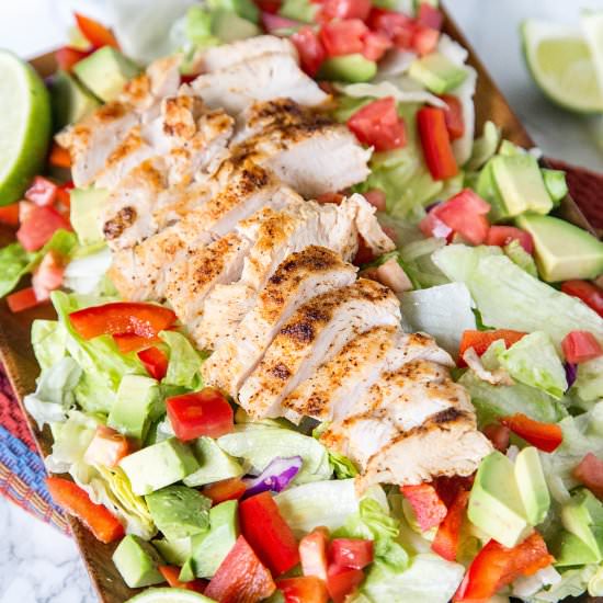 Chicken Fajita Salad