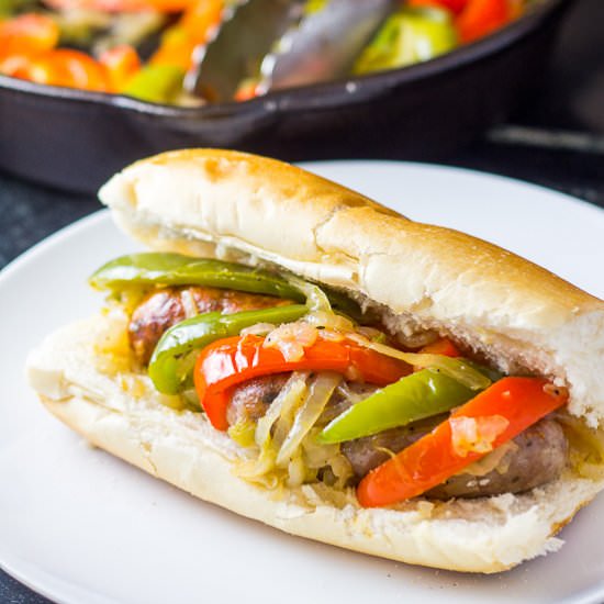 Sausage and Peppers Sandwiches