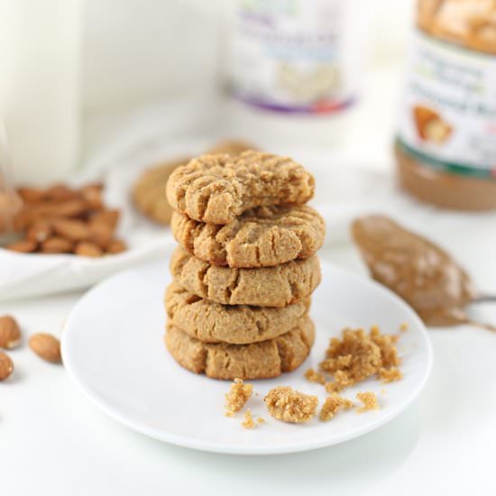 Coconut Almond Butter Cookies {GF}