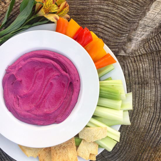 Purple Sweet Potato Hummus