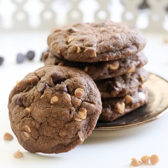 Double Chocolate Chip Vegan Cookie