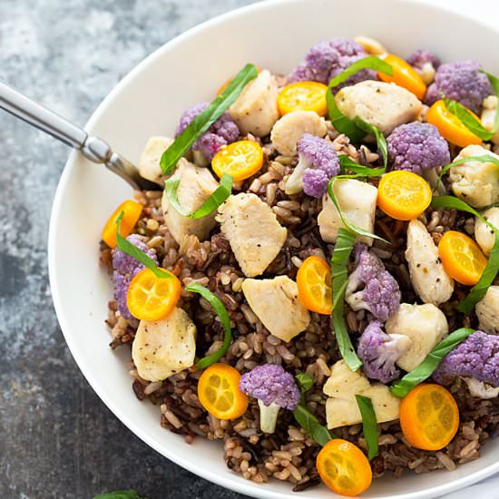sauteed chicken & cauliflower