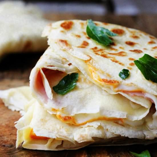 Ham & Cheese Crepes
