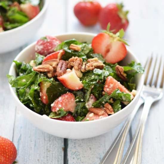 Kale and Strawberry Salad
