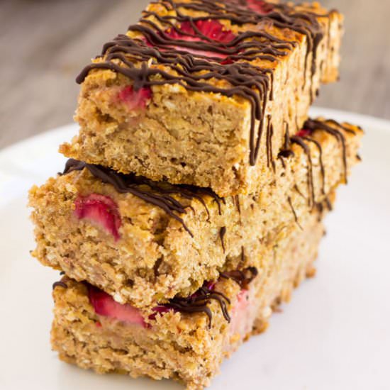 Strawberry Protein Bars