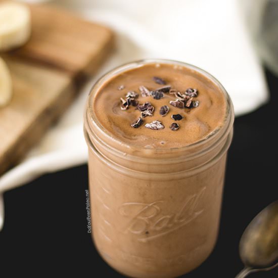 Chocolate Maca Banana Smoothie
