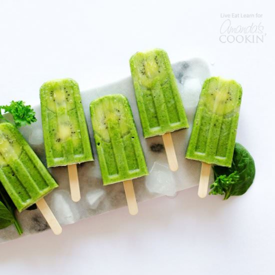 Green Smoothie Popsicles