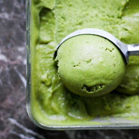 3-Ingredient Matcha Ice Cream