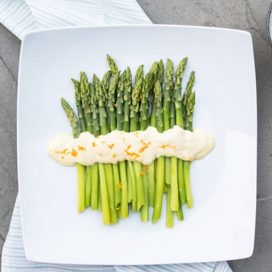 Asparagus with Orange Mayonnaise