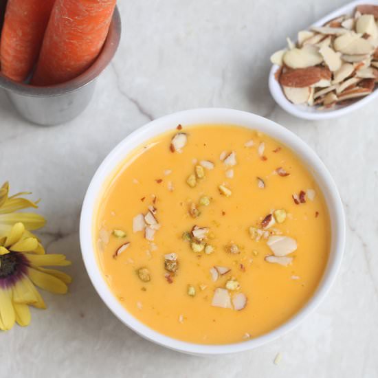Carrot Almond Payasam