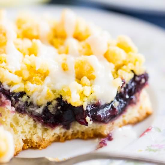 Lemon Blueberry Crumb Bars