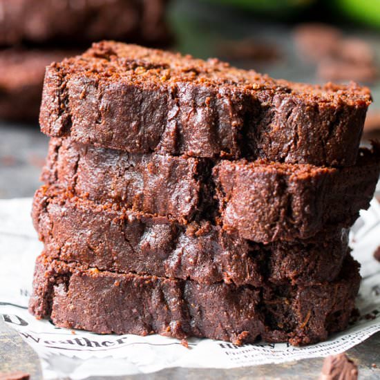 Double Chocolate Zucchini Bread